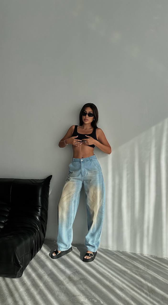 ZDN Jeans Konur Gallabuxur