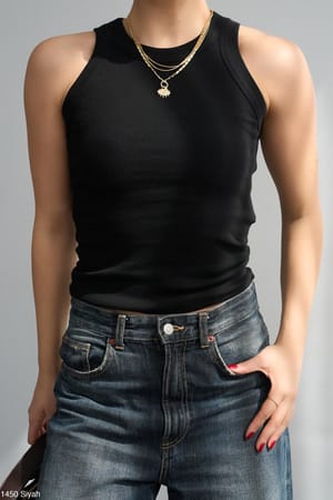Top Rebră Halter Gât