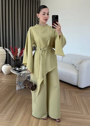 Hot Fashion زنان ست لباس - MTVR-2085BFCB